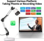 Document Scanner 2 in 1 Document Scanner, Document Camera, Webcam with Auto Additional Light and LED, 8 Megapixel A3 Scanning Size for Office Fast Scan Speed - Imagen 5