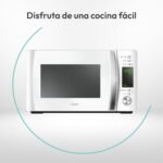 Candy X-Range CMXG20DW, Microwave with Grill, 20L, 1050W, 5 Power Levels, Digital, 40 Programs, Safety Lock, Plate 25.5CM, Grill Rack, Express Cooking, Timer, Simply-Fi App, White - Image 6