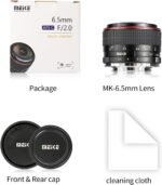 Meike 6.5mm Ultra Wide Fisheye Lens f2.0 Fixed Circular Lens for Sony E Mount Mirrorless ZV-E10 ZVE10 II A5000 A5100 A6000 A6100 A6300 A6400 A6500 A6600 A7III Cameras A9 NEX 3 3 N - Imagen 8