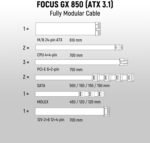 Seasonic Focus GX V4 ATX 3.1-850w - 80 Plus Gold - White - Image 4