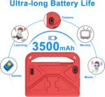 Tablet 7 Inches, Android 14 Tablet with 5G Wi-Fi 6, 10GB RAM+64GB ROM(512GB SD), Octa-Core/Widevine L1/Parental Control/BT 5.0/3500mAh, Protective Anti-Shock EVA Protector, Red - Image 5