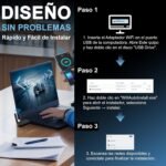 USB WiFi Adapter for PC, AX1800Mbps Antenna USB WiFi 6 Dual Band 5GHz & 2.4GH for PC/Desktop/Laptop with 2* External Adjustable Antennas, MU-MIMO, WPA3, Compatible with Windows 11/10 - Image 8