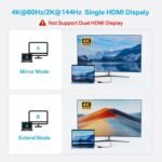 ACASIS 6 in 1 USB C Hub Adapter, HDMI 4K, PD 100W | 3 USB 3.1 | 1 Type-C 3.1 | Compatible with Macbook, Mac Mini, Surface Pro, Laptops and USB C Devices - Imagen 4