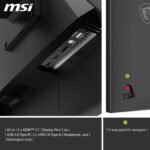 MSI MAG 322URDF E16 Gaming Monitor, 32 Inches, 4K UHD, 3840x2160, Rapid IPS, 0.5ms, DisplayHDR 400, Eye Care, AI Vision, Dual-Mode, HDMI 2.1, DP 1.4a, Tilt/Height Adjustable, Black - Image 7