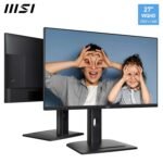 MSI Pro MP275QPG 27" WQHD Professional Monitor, 2560 x 1440 IPS Panel, 100 Hz, VESA Mount, Adaptive Sync, 4-Way Adjustable, HDMI 2.0b, Black - Image 3