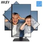 MSI Pro MP275QPG 27" WQHD Professional Monitor, 2560 x 1440 IPS Panel, 100 Hz, VESA Mount, Adaptive Sync, 4-Way Adjustable, HDMI 2.0b, Black - Image 7