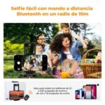 K&F CONCEPT Portable Lightweight Tripod 190 cm S255A3+BH-36 Spherical Head Mobile Tripod for DSLR, Digital SLR Camera, Mobile Phone, etc., with Clip for Mobile Phone - Imagen 5