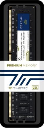 Timetec 8GB DDR3L / DDR3 1600MHz (DDR3L-1600) PC3L-12800 / PC3-12800 (PC3-12800U) Non-ECC Unbuffered 1.35V/1.5V CL11 2Rx8 Dual Rank 240 Pin UDIMM Memory RAM Module for PC Desktop Computer - Imagen 4