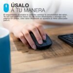 JLab GO Charge Wireless Mouse – Connection via Bluetooth or USB Receiver, Ergonomic Multi-Device, Compatible with Computer/Laptop/Mobile/Tablet, Rechargeable, Travel Design - Image 6