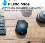 JLab GO Charge Wireless Mouse – Connection via Bluetooth or USB Receiver, Ergonomic Multi-Device, Compatible with Computer/Laptop/Mobile/Tablet, Rechargeable, Travel Design - Image 8