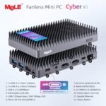 MeLE N150 Fanless Mini PC 16GB RAM LPDDR5 512GB SSD, Small Cyber X1 Desktop Computer with Win-11-Pro, Support Triple 4K Display via Dual HDMI and USB-C All-in-One - Imagen 6