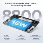 DOOGEE V Pad 5G Tablet 12 Inch Android 15, SIM 5G Mediatek 7050, 32(8+24) GB RAM+256GB ROM, 2.4K IPS 90Hz, 7mm Tablet with SIM, 8800mAh 18W/13MP+8MP/4 Speakers/WiFi6/FACE ID - Imagen 7