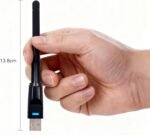 MT7601 USB WiFi Wireless Adapter for DVB-T2 S2 Decoder, 2dB, 150Mbps, USB 2.0 WiFi Dongle Receiver, 2.4G Wireless Network Card Adapter for Laptop Desktop PC - Imagen 4