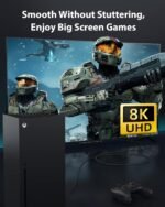 Stouchi 10K 8K 0.5M HDMI 2.1 Cable, Certified 48Gbps Ultra High Speed 8K@60 4K@120/144Hz RTX 3080 eARC HDR10 HDCP2.2&2.3 Dolby Compatible with PS 5/Xbox Series X/Samsung/Sony/LG - Imagen 4