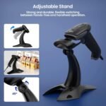 Eyoyo 2D Barcode Scanner, Wired USB, QR Code Scanner with Stand, Hands Free Auto Detection Scanner, Screen Scan Barcode Reader for - Image 4