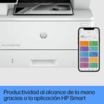 HP LaserJet Pro 4102fdn Multifunction Printer (Automatic Double-Sided Printing, Scanner, Fax, Gigabit Ethernet Network, USB 2.0, 1 USB Host, HP Smart App, Apple AirPrint, Mopria), Black and White - Imagen 8