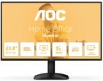 AOC 24B31H Monitor 24" FHD, WLED, 120 Hz, IPS, 1 ms MPRT, Adaptive Sync., Blue Light (1920X1080, 1x D-Sub, 1x HDMI 1.4) Black - Imagen 3