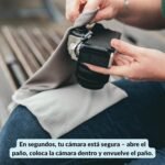 LENS-AID Camera wrap, lens, etc., Camera bag, DSLR protection, Digital Camera, Wrap Bag, grey, Casual - Image 6