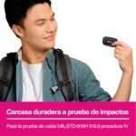 KIOXIA EXCERIA PLUS G2 Portable SSD - 1TB External Drive, USB 3.2 Gen 2, Up to 1050MB/s Read and 1000MB/s Write, Compatible with Windows, macOS, iOS, Android, PS5, Xbox Series X/S - Image 3