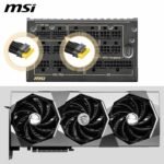 MSI Meg Ai1600T PCIE5 Power Supply, 1600W, 80 Plus Titanium, ATX 3.1, PCIe 5.1 GPU Support, Dual-Native 12V-2x6, Cables with Dual-Color Connectors 12V-2x6, ATX PSU, Braided Cable - Imagen 5