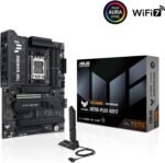 ASUS TUF Gaming X870E-PLUS WIFI7 AMD X870E ATX Motherboard, VRM 16+2+1 Phases, DDR5, PCIe 5.0, Q-Release Slim, M.2, WiFi 7, USB4 Type-C, Aura Sync, AI Cooling II, AI Networking II, and AI Overclocking - Image 3