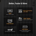 ASUS TUF Gaming X870E-PLUS WIFI7 AMD X870E ATX Motherboard, VRM 16+2+1 Phases, DDR5, PCIe 5.0, Q-Release Slim, M.2, WiFi 7, USB4 Type-C, Aura Sync, AI Cooling II, AI Networking II, and AI Overclocking - Image 8