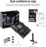 ASUS TUF Gaming X870E-PLUS WIFI7 AMD X870E ATX Motherboard, VRM 16+2+1 Phases, DDR5, PCIe 5.0, Q-Release Slim, M.2, WiFi 7, USB4 Type-C, Aura Sync, AI Cooling II, AI Networking II, and AI Overclocking - Image 9