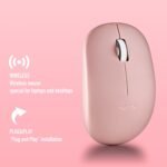NGS Fog Pro Pink – Optical Wireless Mouse 1000 dpi, Nano USB Interface, 2 Silent Buttons and Scroll Wheel, Plug and Play, Ambidextrous, Pink - Imagen 3