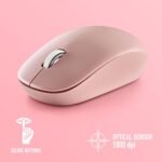 NGS Fog Pro Pink – Optical Wireless Mouse 1000 dpi, Nano USB Interface, 2 Silent Buttons and Scroll Wheel, Plug and Play, Ambidextrous, Pink - Imagen 5