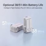 DJI Mini 3 (DJI RC) - Mini Drone with Remote Control and Camera, Lightweight and Foldable with 4K HDR Video, 38min Flight Time, Vertical Recording and Smart Functions - Imagen 6