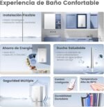 COMFEE ' CWH15ED1380EUW 80L Electric Wall Heater, Double Tank, Under Sink Space, Compact and Easy to Install, Wi-Fi Connection, App Remote Control, White - Image 3