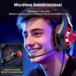 Tatybo Gaming Headphones, Gaming Headset with 3D Surround Bass, Noise Reduction Microphone and Protein Pads, for PS4 PS5 Xbox PC Laptop - Imagen 4