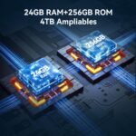 Android 16 Tablet with Keyboard and Pencil – 24 GB RAM+ 256 GB ROM(4 TB TF), Octa-Core, Gemini AI, Tablet 10 Inches, Widevine L1, 5000mAh, 8MP+5MP, Face ID, GPS - Image 4