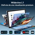 Android 16 Tablet with Keyboard and Pencil – 24 GB RAM+ 256 GB ROM(4 TB TF), Octa-Core, Gemini AI, Tablet 10 Inches, Widevine L1, 5000mAh, 8MP+5MP, Face ID, GPS - Image 6