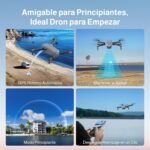 Ameta Drone with Camera 4K Adults, S50 Lite Professional GPS Drone with Camera/Auto Return/50 Minutes of Flight/Follow Me/Smart Modes/Gestures Control/500m Range, Less than 249g - Imagen 7