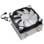 Enfriador de aire RGB CPU con 2 tubos de calor para LGA775 1150 1151 1155 1156 1200 y enchufes Ventilador de refrigeración eficiente para sistemas de escritorio (A400) - Image 5