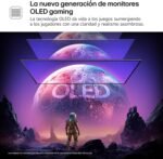 LG 32GX850A-B.AEU Ultragear OLED Gaming Monitor, 32", (3840 x 2160), 165Hz, 0.03ms (GTG), Dual Mode, G-Sync Compatible and FreeSync Premium Pro, Tilt and Height Adjustable, Grayish Purple - Imagen 4