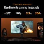 ASUS TUF Gaming VG27AQML5A 27" QHD Fast IPS Monitor, 300Hz, 0.3ms, G-Sync and AMD FreeSync Premium, ELMB Sync, VESA, DisplayHDR 400, 95% DCI-P3, DisplayWidget Center, IA Gaming - Imagen 8