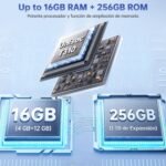 OUKITEL C5 Free Mobile Phones 2025, 6.52" HD Mobile Screen, 16GB+256GB/TF 1TB, Battery 5000mAh Android 14 Smartphone, Camera 13MP+5MP, 4G Dual SIM/Face ID/GPS/3.5mm Jack/Speaker 95 dB, Pink - Image 4