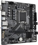 GIGABYTE B760M E Motherboard - Supports 14th Gen Intel Core Processors, 6+1+1 Phase VRM, up to 7200MHz DDR5 (OC), 2xPCIe 4.0 M.2, LAN 1GbE, USB 3.2 Gen 1 - Image 4