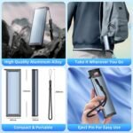 9 in 1 SD/TF/SIM Card Case with High Speed USB 3.1 Type C Card Reader for iPhone, Android, Hunting Cameras and Drones - Imagen 7