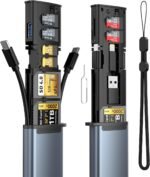 9 in 1 SD/TF/SIM Card Case with High Speed USB 3.1 Type C Card Reader for iPhone, Android, Hunting Cameras and Drones - Imagen 8