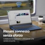 Lenovo IdeaPad Slim 3 Chromebook 14" FHD (1920x1080), MediaTek Kompanio 520, 8GB RAM, 128GB eMMC, ChromeOS, WiFi 6 - Abyss Blue, Amazon Exclusive - Imagen 5