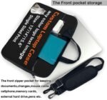 Funda personalizada para laptop, bolsa de mensajero con correa desmontable para portátiles corporativos de 13, 14 y 15.6 pulgadas - Image 6
