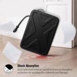 SITHON Laptop Case, Hard Shell Hard Bag for 16" Macbook Pro, Lenovo IdeaPad 3 15.6", 15.6" ASUS TUF Gaming/ROG, HP/Acer/Huawei/Samsung/Surface 15" Laptop/Chromebook, (Black) - Image 6