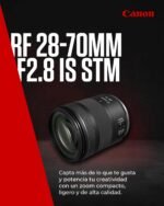 Canon Standard RF 28-70mm F2.8 IS STM zoom lens for EOS R system cameras with weather-sealed 5.5-step image stabilizer and a compact, lightweight design - Image 3