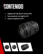 Canon Standard RF 28-70mm F2.8 IS STM zoom lens for EOS R system cameras with weather-sealed 5.5-step image stabilizer and a compact, lightweight design - Image 5
