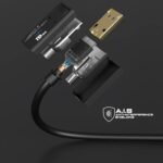 KabelDirekt VESA Certified 8K DisplayPort Cable with A.I.S. Shielding - 3m (for DP 1.4 Gaming PCs/Laptops/Graphics Cards/Monitors with 8K@60Hz, 4K@120Hz and 144Hz/165Hz/240Hz) - Imagen 5