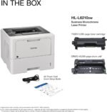Brother HL-L6210DW Business Monochrome Laser Printer with Large Paper Capacity, Wireless Networking and Gigabit Ethernet, Economical Printing, Double-Sided Printing and Mobile Printing - Image 8