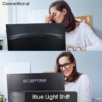 Sceptre Curved Gaming Monitor 24.5 Inch Up to 240Hz 1080p R1500 1ms DisplayPort x2 HDMI x2 Built-in Speakers Blue Light Changing - Machine Black 2023 (C255B-FWT240) - Imagen 5